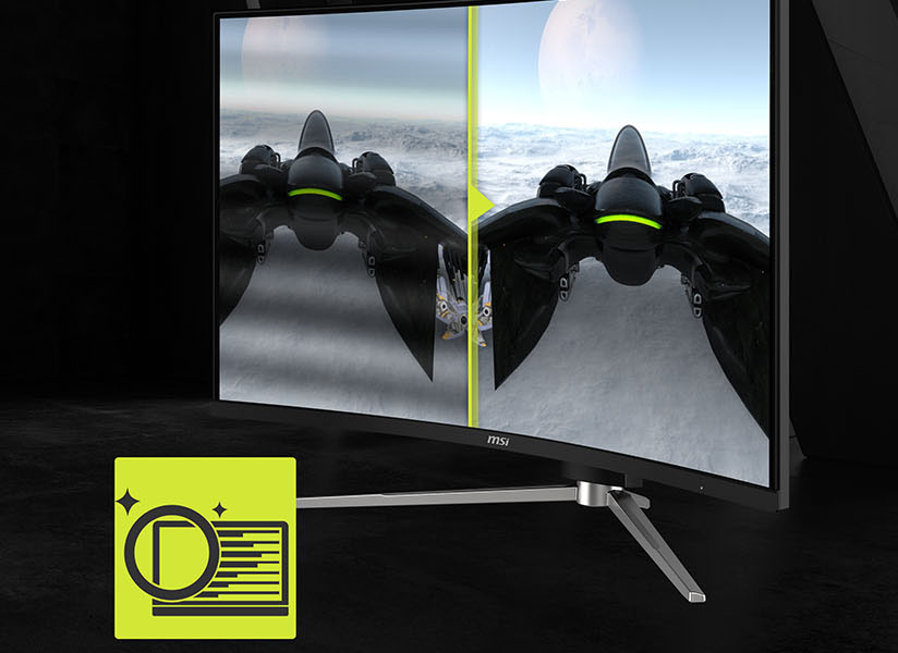 MSI MAG 325CQRXF E2 31.5” Curved WQHD Gaming Monitor – 240Hz, 0.5